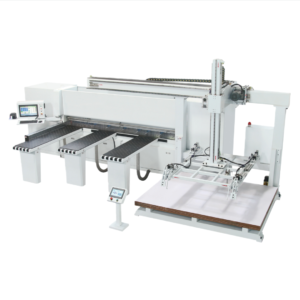 ws3300 cnc beam saw with side material clawing device