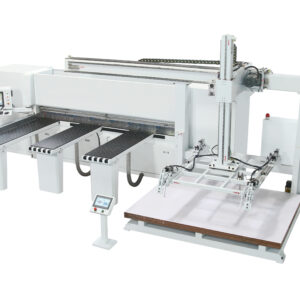WS3300 CNC Beam Saw with side material-clawing device