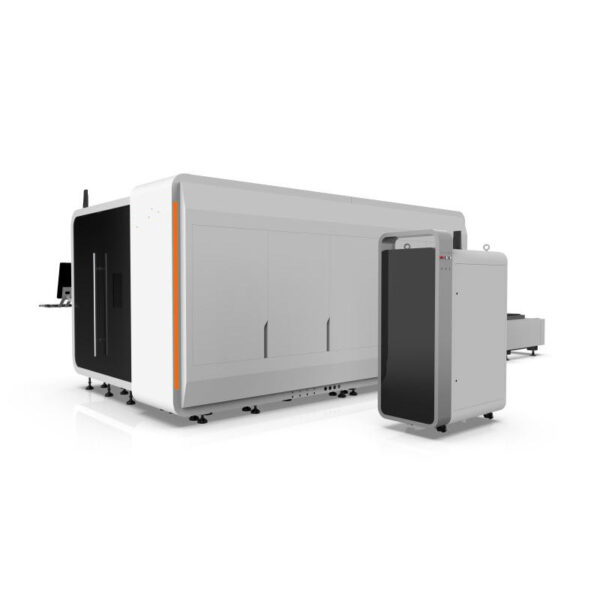 Fiber Laser Cutting Machine with Full Cover and Exchange Table
